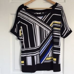 Reitmans Slit Sleeved Top/Blouse